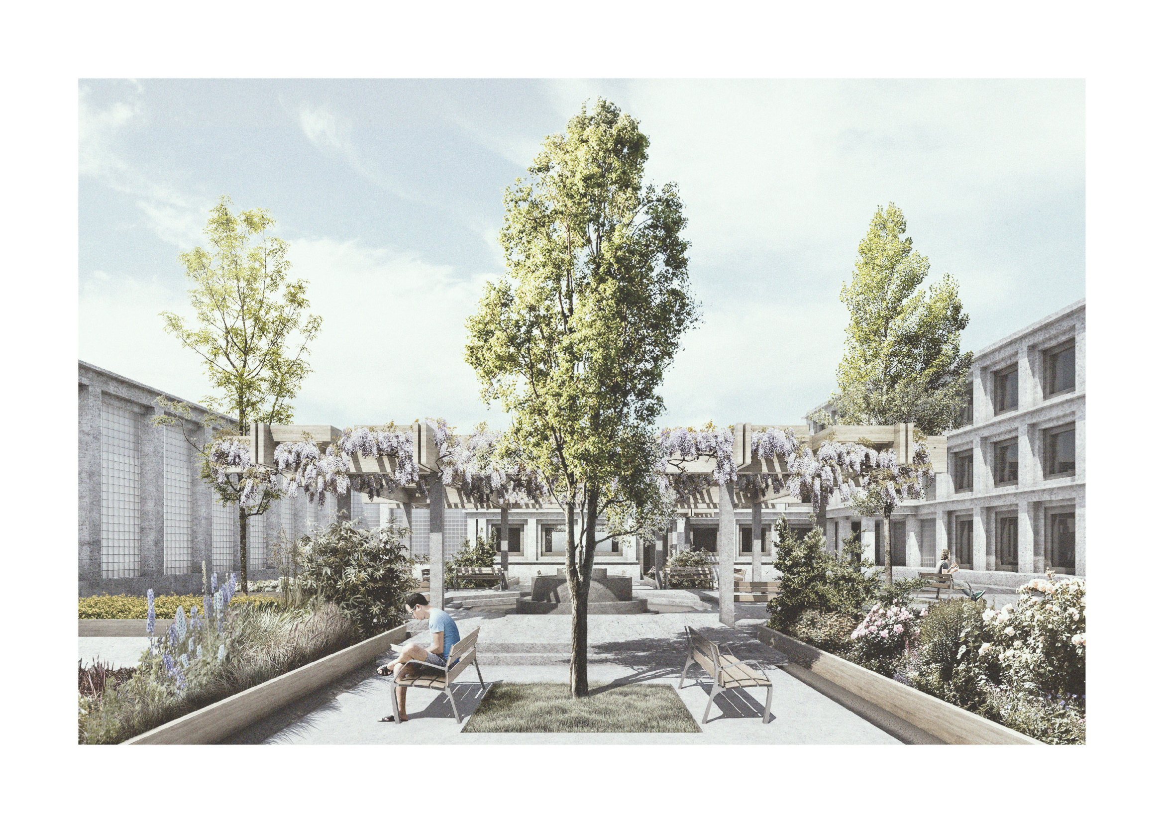 Rendering Innenhof